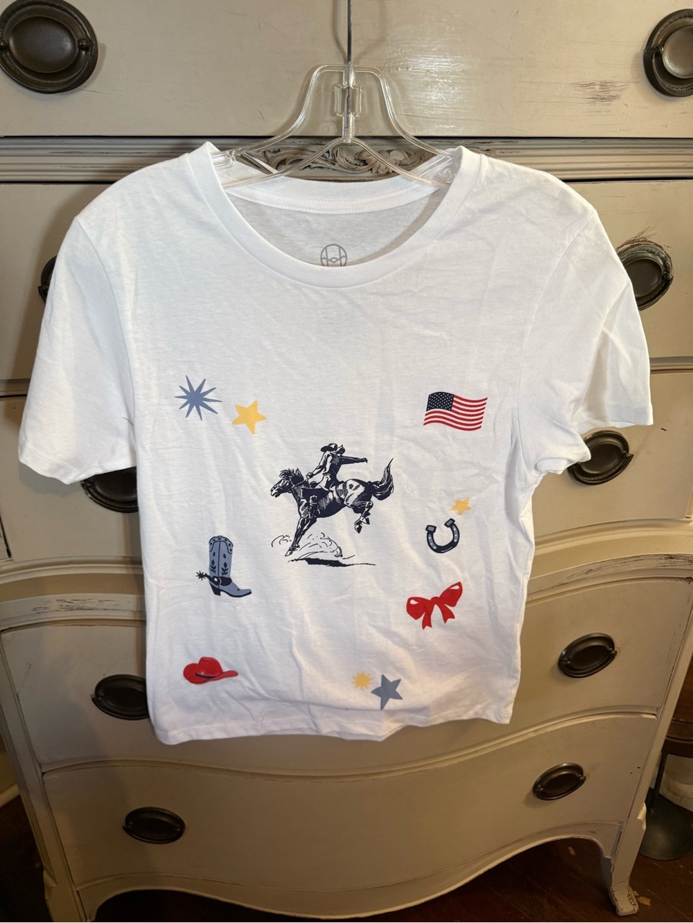 Hills & Valleys Western Rodeo Tee Shirt L